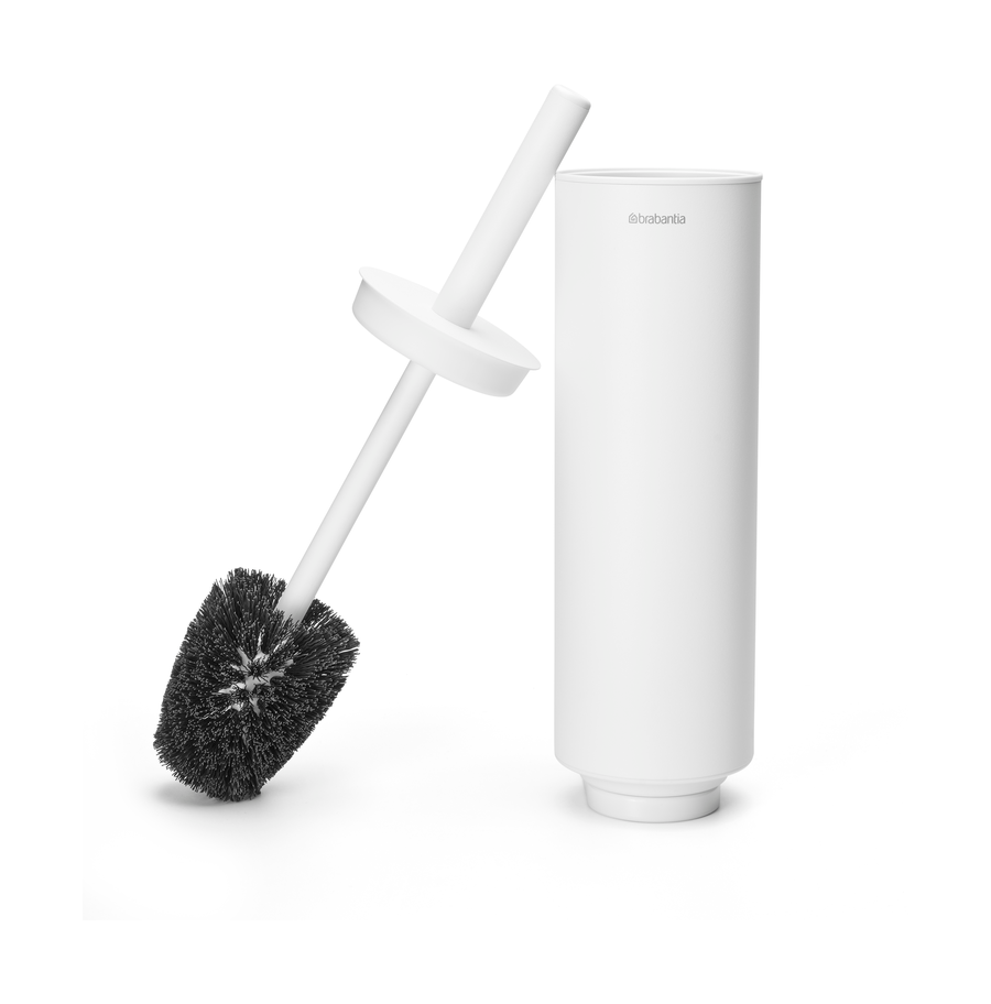 Brabantia MindSet WC-harja pidikkeellä Mineral Fresh White