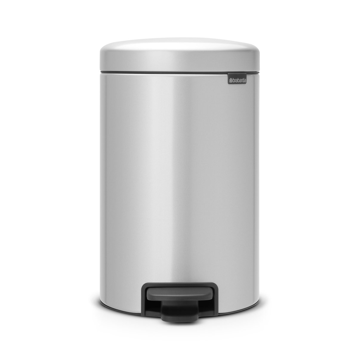 Brabantia New Icon poljinroskis 12 litraa metallic grey (harmaa)