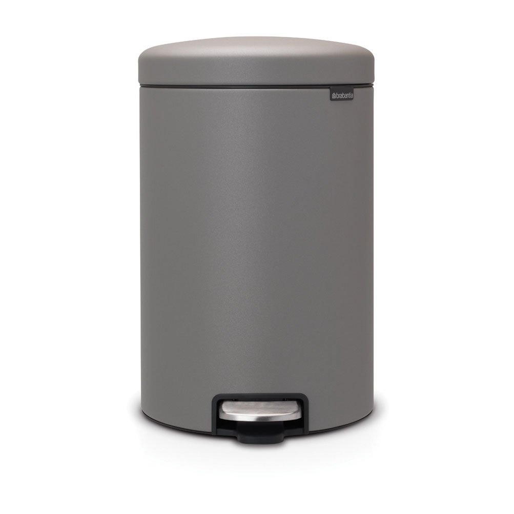 Brabantia New Icon poljinroskis 20 litraa Mineral concrete grey