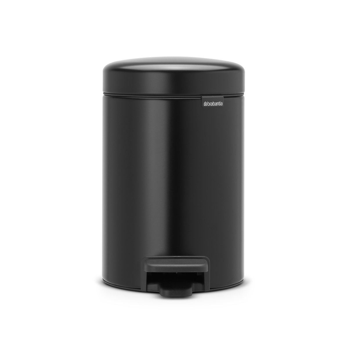 Brabantia New Icon poljinroskis 3 litraa matt black (musta)