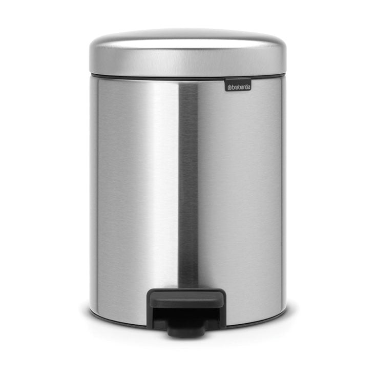 Brabantia New Icon poljinroskis 5 litraa Matt steel fingerprint proof