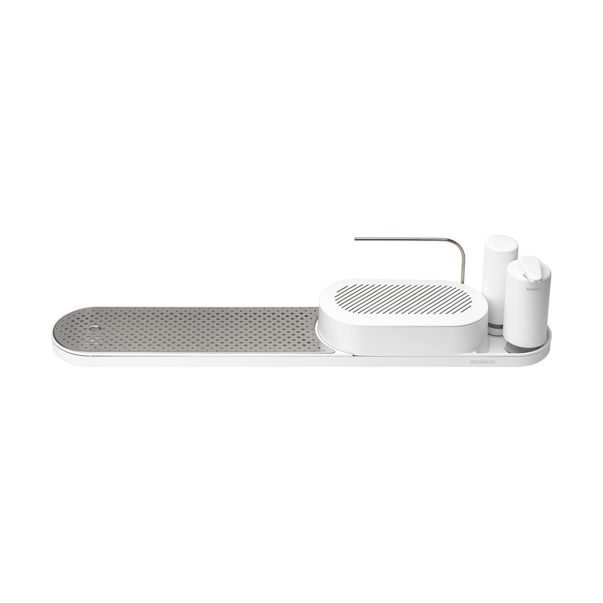 Brabantia SinkStyle astianpesusetti 4 osaa Mineral Fresh White