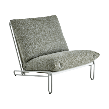 Blixt lounge-nojatuoli - Light grey-teddy verde - Brafab