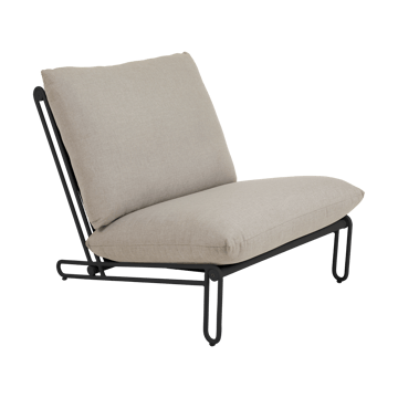 Blixt lounge-nojatuoli - Musta-clay beige - Brafab