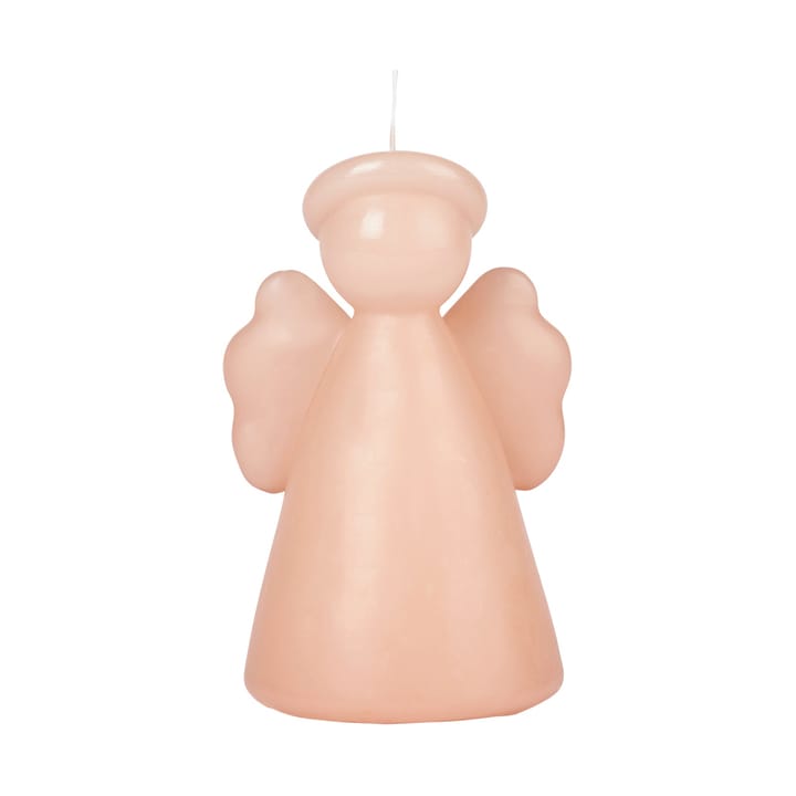 Angel veistos valo 14 cm - Dusty peach rose - Broste Copenhagen