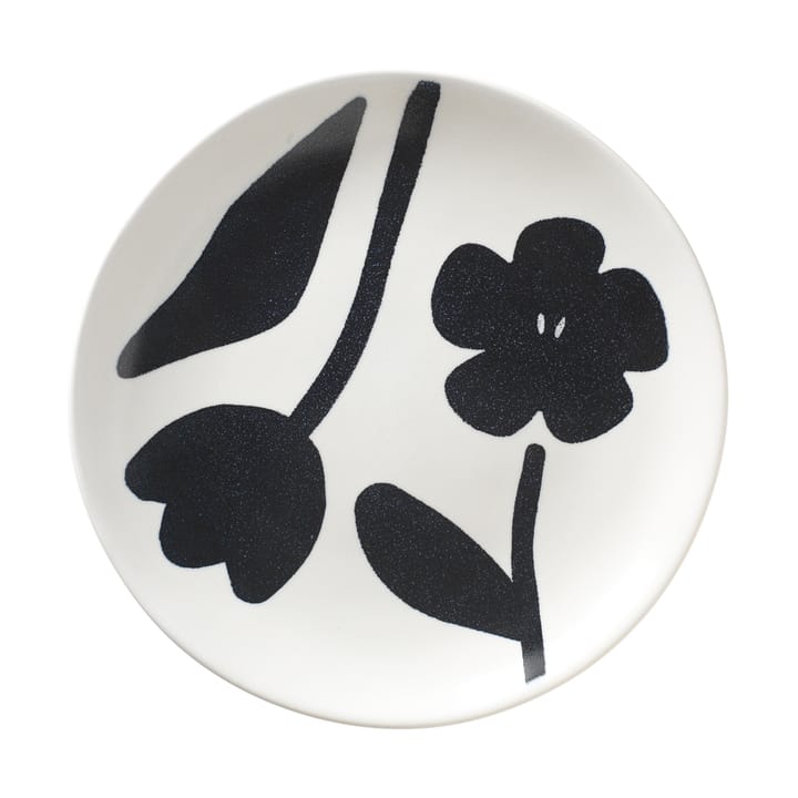 Flora lautanen Ø20 cm - Black-off white - Broste Copenhagen