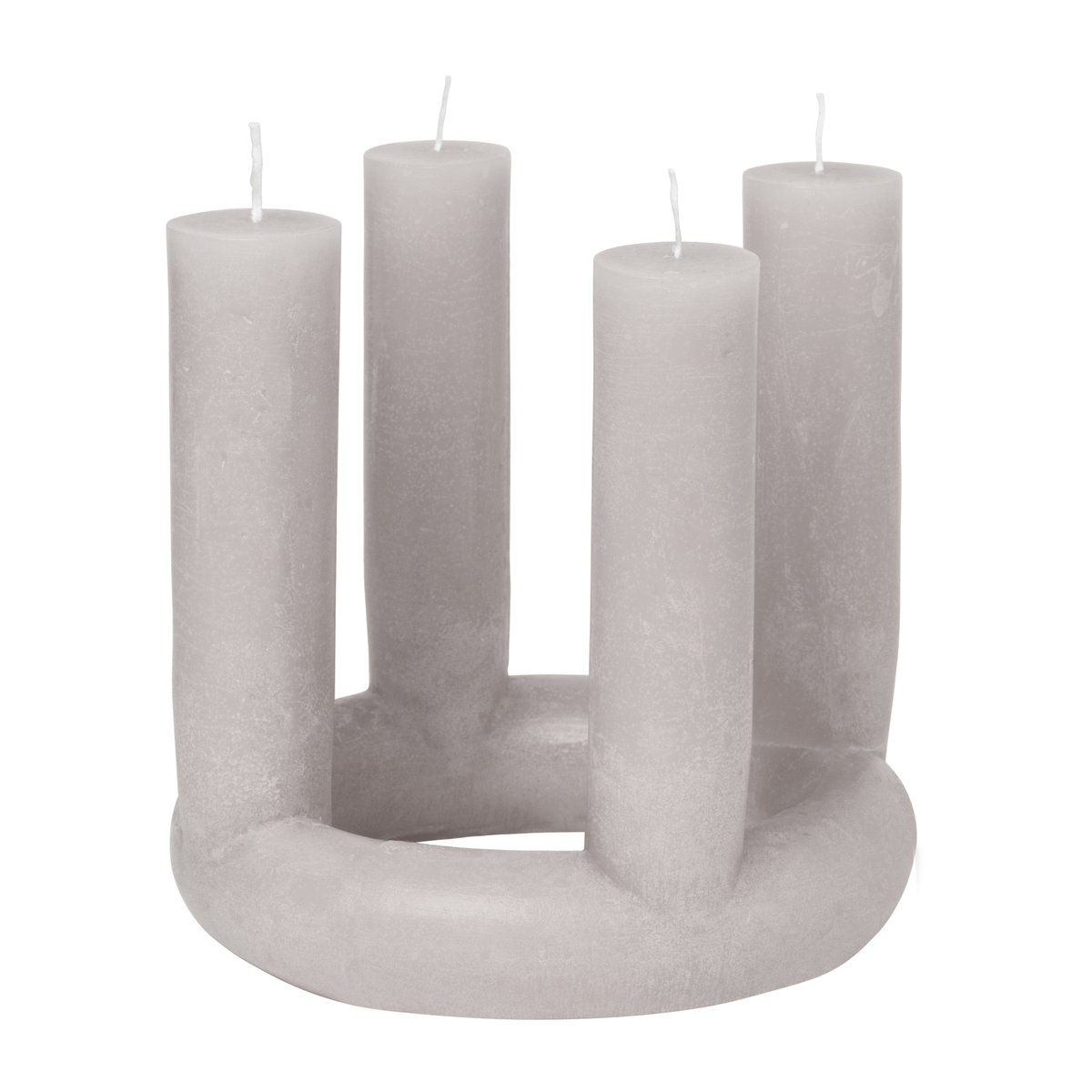 Broste Copenhagen Lucia adventtikynttilä Light gray