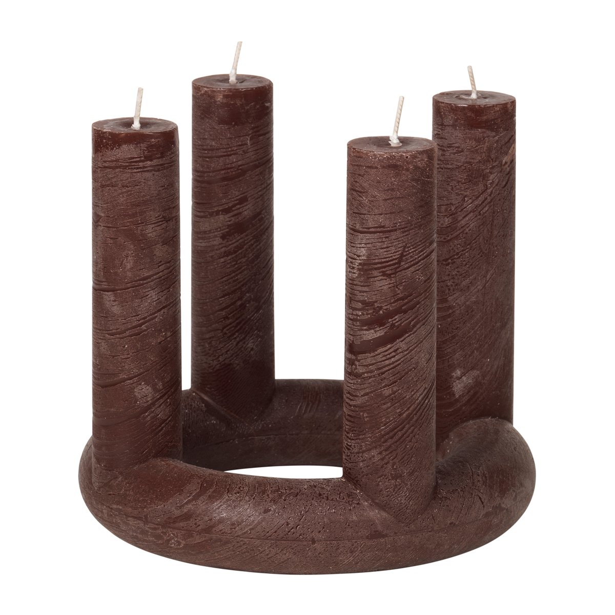 Broste Copenhagen Lucia adventtikynttilä Madder brown