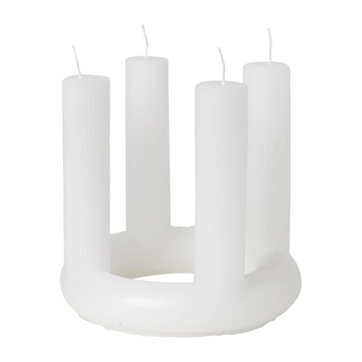 Lucia adventtikynttilä - Pure white - Broste Copenhagen