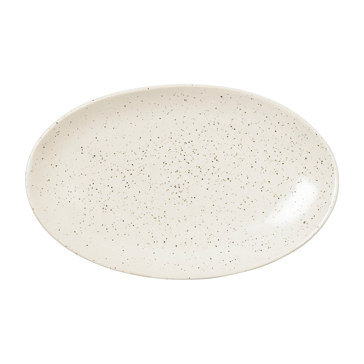 Broste Copenhagen Nordic Vanilla lautanen soikeat 22 cm Cream with grains