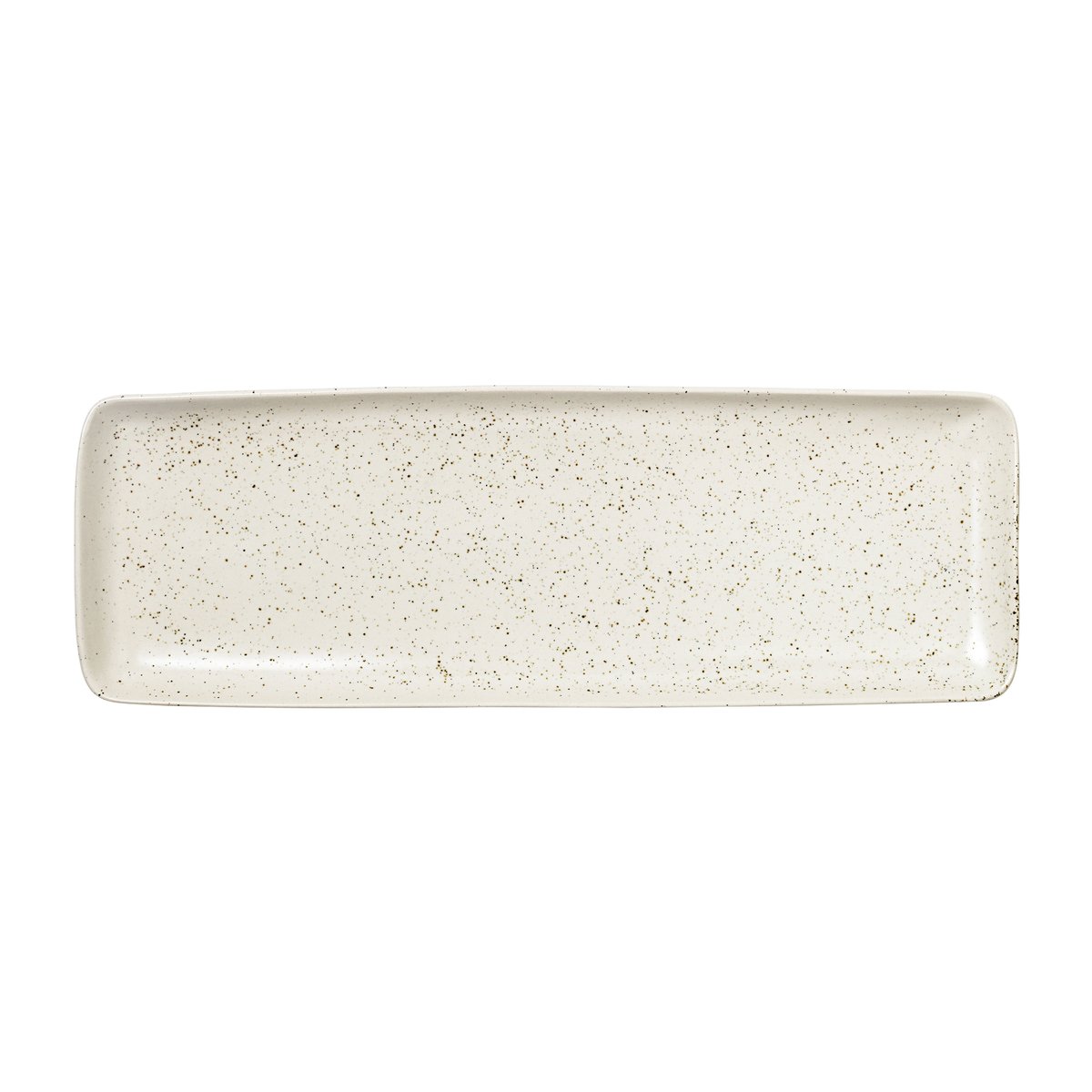 Broste Copenhagen Nordic Vanilla lautanen suorakulmainen 12,5×35 cm Cream with grains