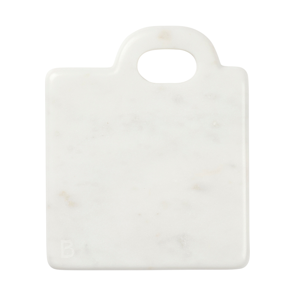 Broste Copenhagen Olina leikkuulauta 14×17 cm White marble