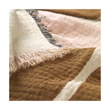 Rosita torkkupeitto 130x180 cm - Golden brown-mauve pink - Broste Copenhagen