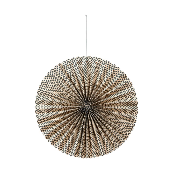 Stella rosette adventtitähti M Ø43 cm - Forest green-natural - Broste Copenhagen