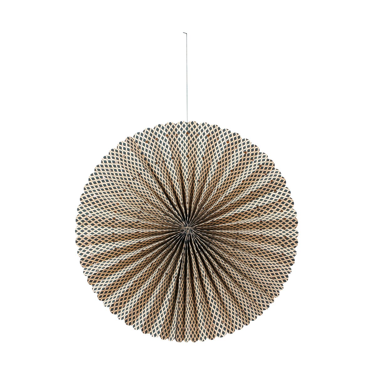 Broste Copenhagen Stella rosette adventtitähti M Ø43 cm Forest green-natural