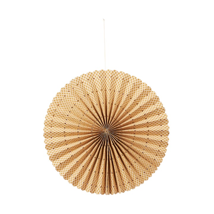 Stella rosette adventtitähti M Ø43 cm - Harvest gold-natural - Broste Copenhagen