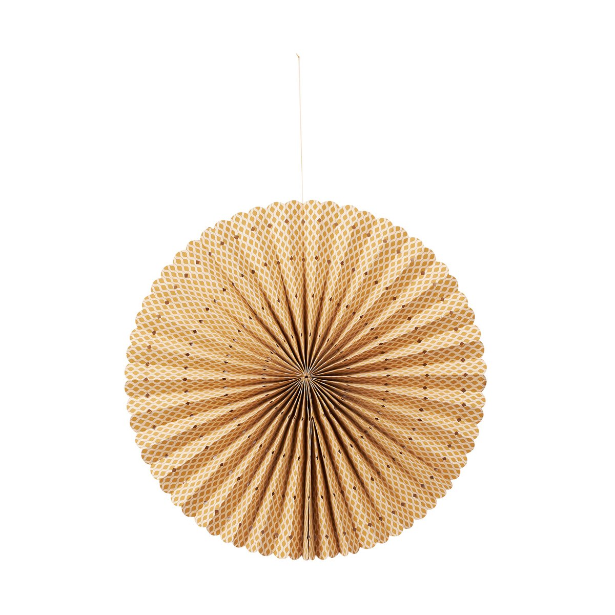 Broste Copenhagen Stella rosette adventtitähti M Ø43 cm Harvest gold-natural