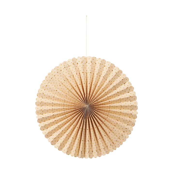 Stella rosette adventtitähti M Ø43 cm - Natural-harvest gold - Broste Copenhagen