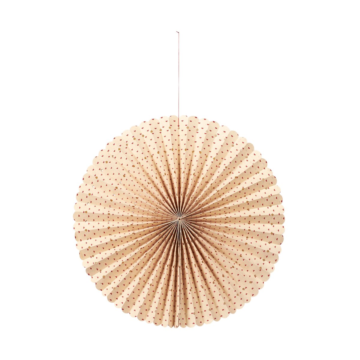 Broste Copenhagen Stella rosette adventtitähti M Ø43 cm Natural-pompeian red