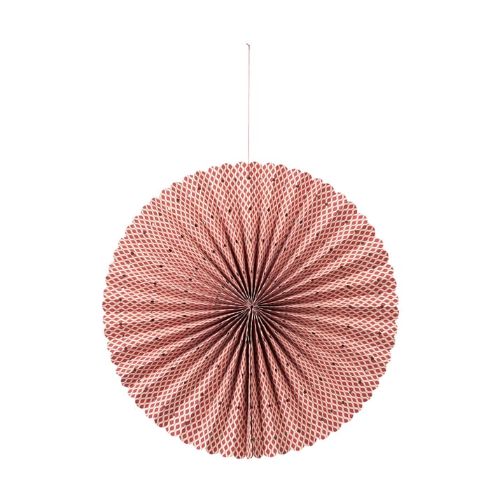 Stella rosette adventtitähti M Ø43 cm - Pompeian red-natural - Broste Copenhagen