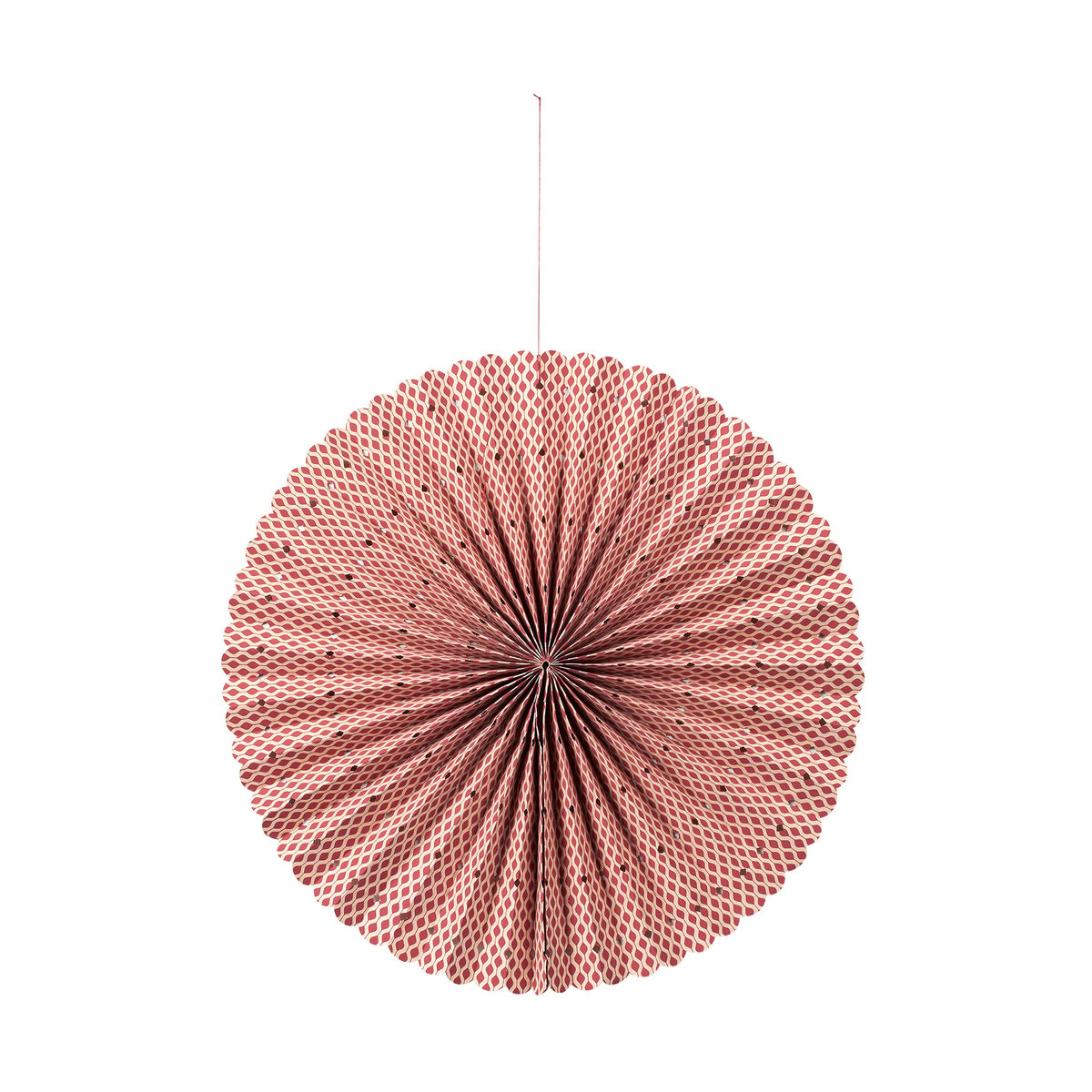 Broste Copenhagen Stella rosette adventtitähti M Ø43 cm Pompeian red-natural