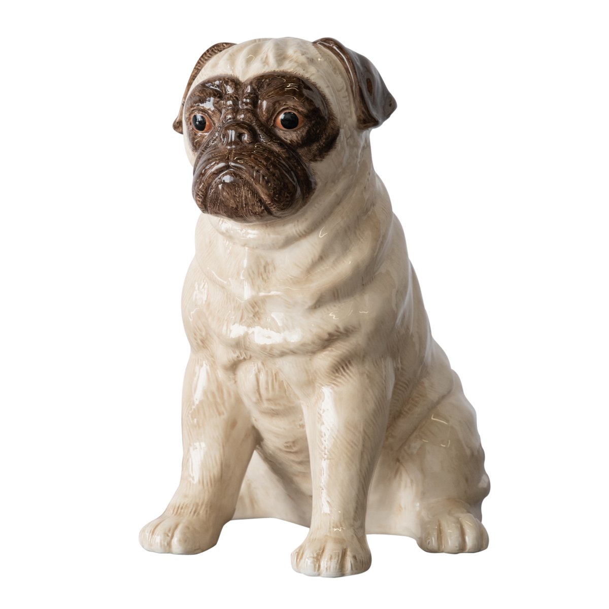 Byon Big Pug -koriste 31 cm Beige