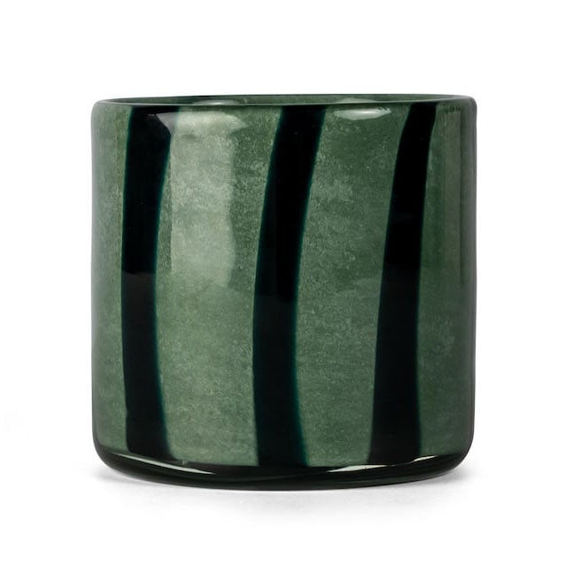 Byon Calore kynttilälyhty XS Ø 10 cm Green-dark green