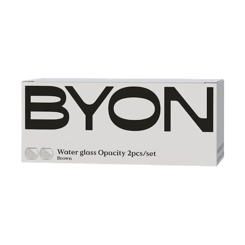 Opacity vesilasi 22 cl 2-pack, Ruskea Byon