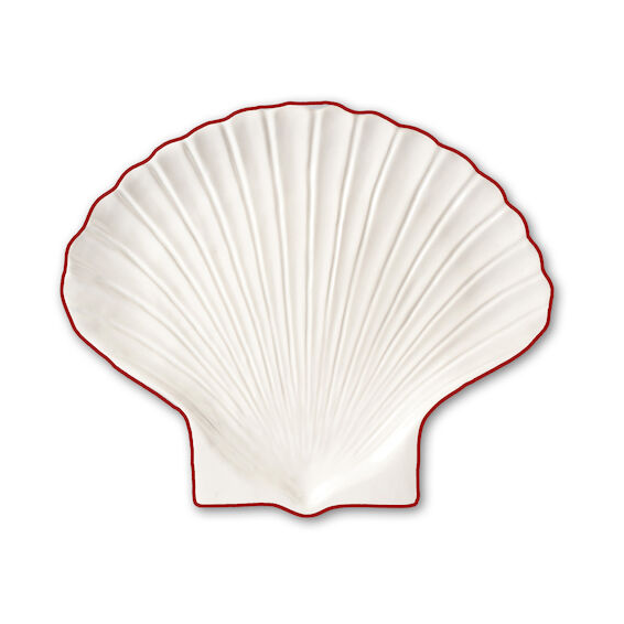 Byon Shell Line asetti S 13×16 cm Valko-punainen