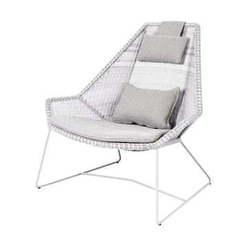 Breeze tyynysetti loungenojatuoli korkea selkänoja - Focus light grey - Cane-line