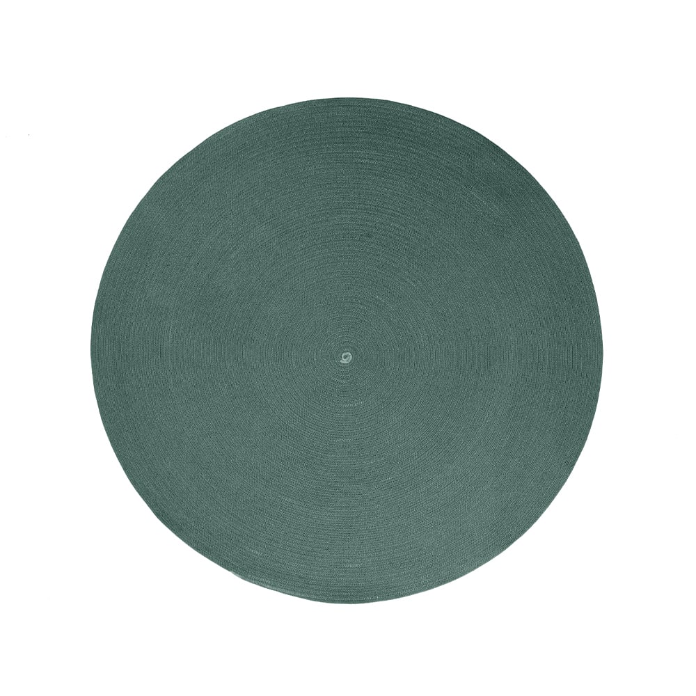 Cane-line Circle matto pyöreä Dark green Ø140cm