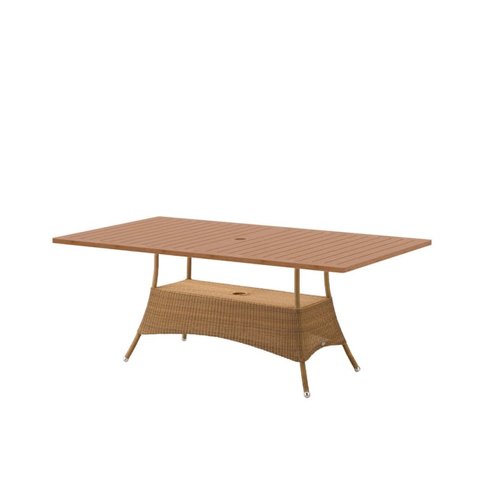 Lansing ruokapöytä 100x180 cm - Teak-weave luonnollinen - Cane-line