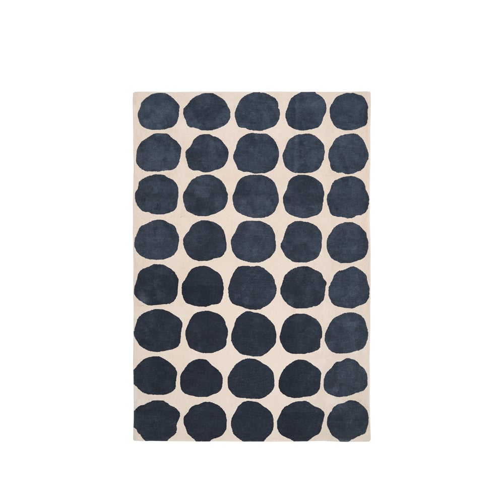 Chhatwal & Jonsson Big Dots -matto Light khaki/blue melange 180 x 270 cm