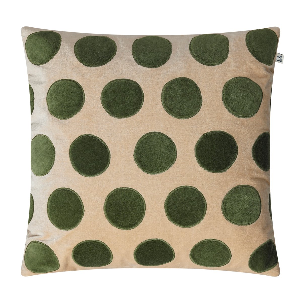 Chhatwal & Jonsson Circle tyynynpäällinen 50×50 cm Beige-cactus green