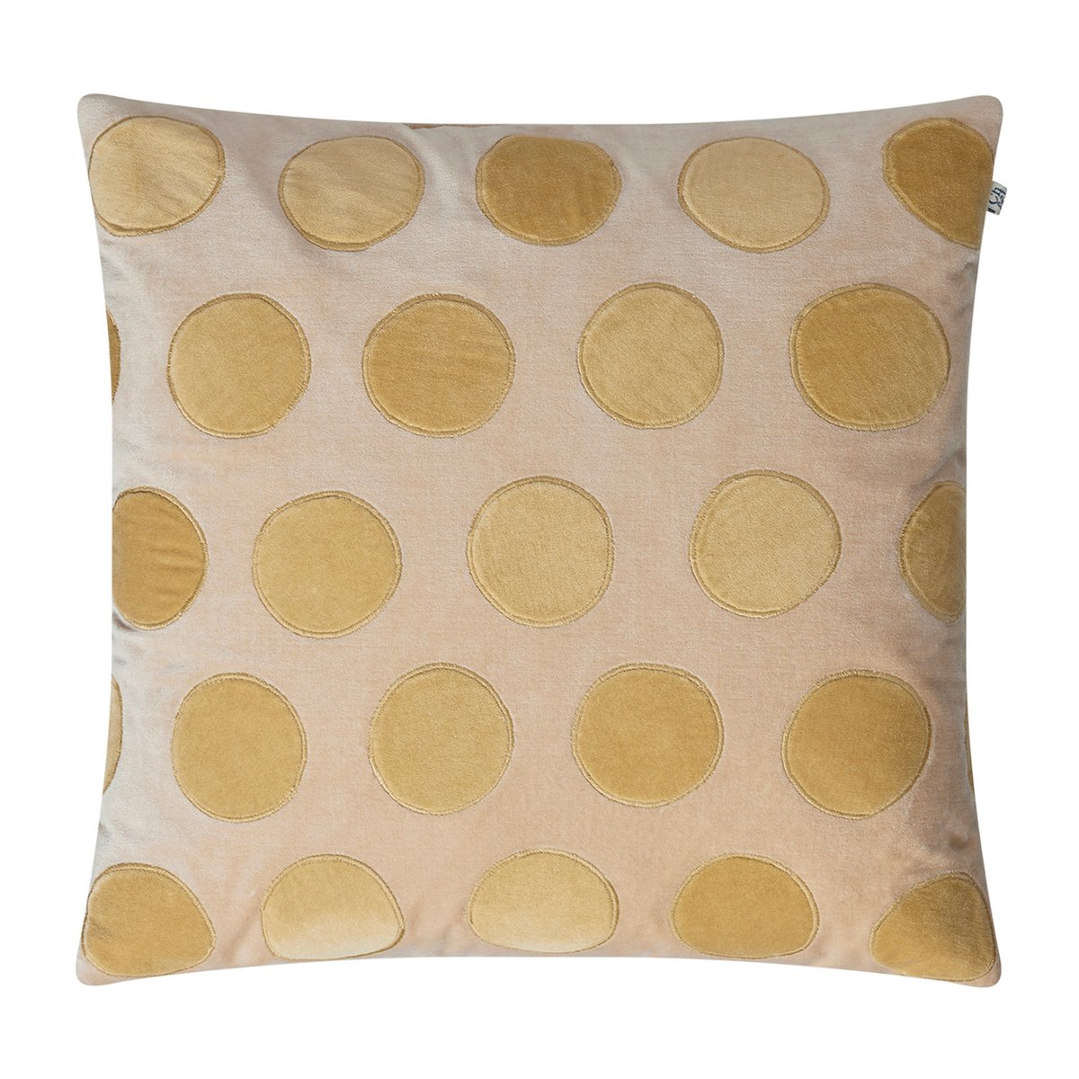 Chhatwal & Jonsson Circle tyynynpäällinen 50×50 cm Beige-spicy yellow