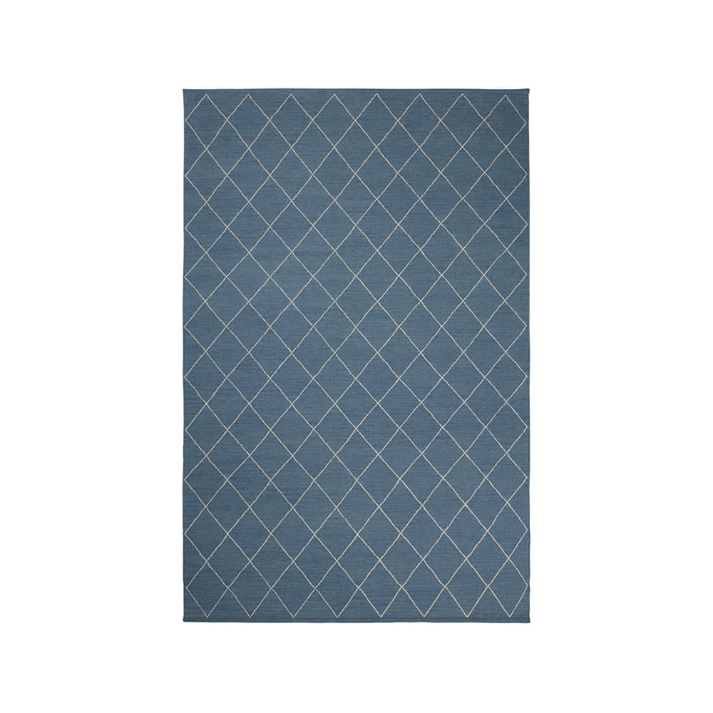 Chhatwal & Jonsson Diamond matto Heaven blue/offwhite 230 x 336 cm