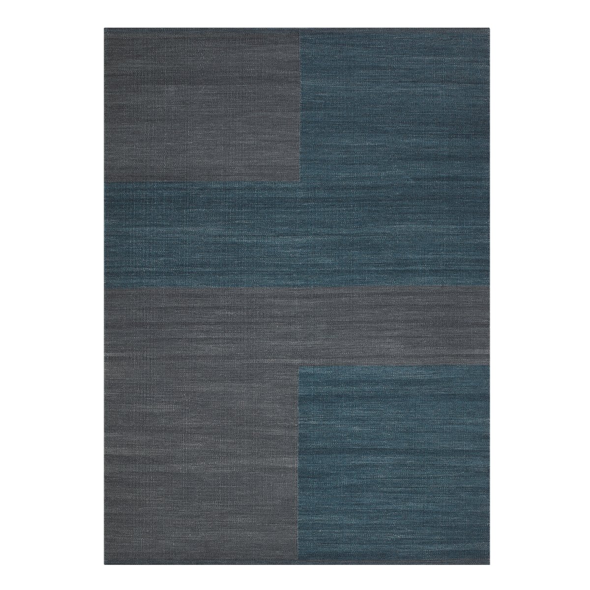 Chhatwal & Jonsson Ganga villamatto 170×240 cm Greyish blue-dark blue