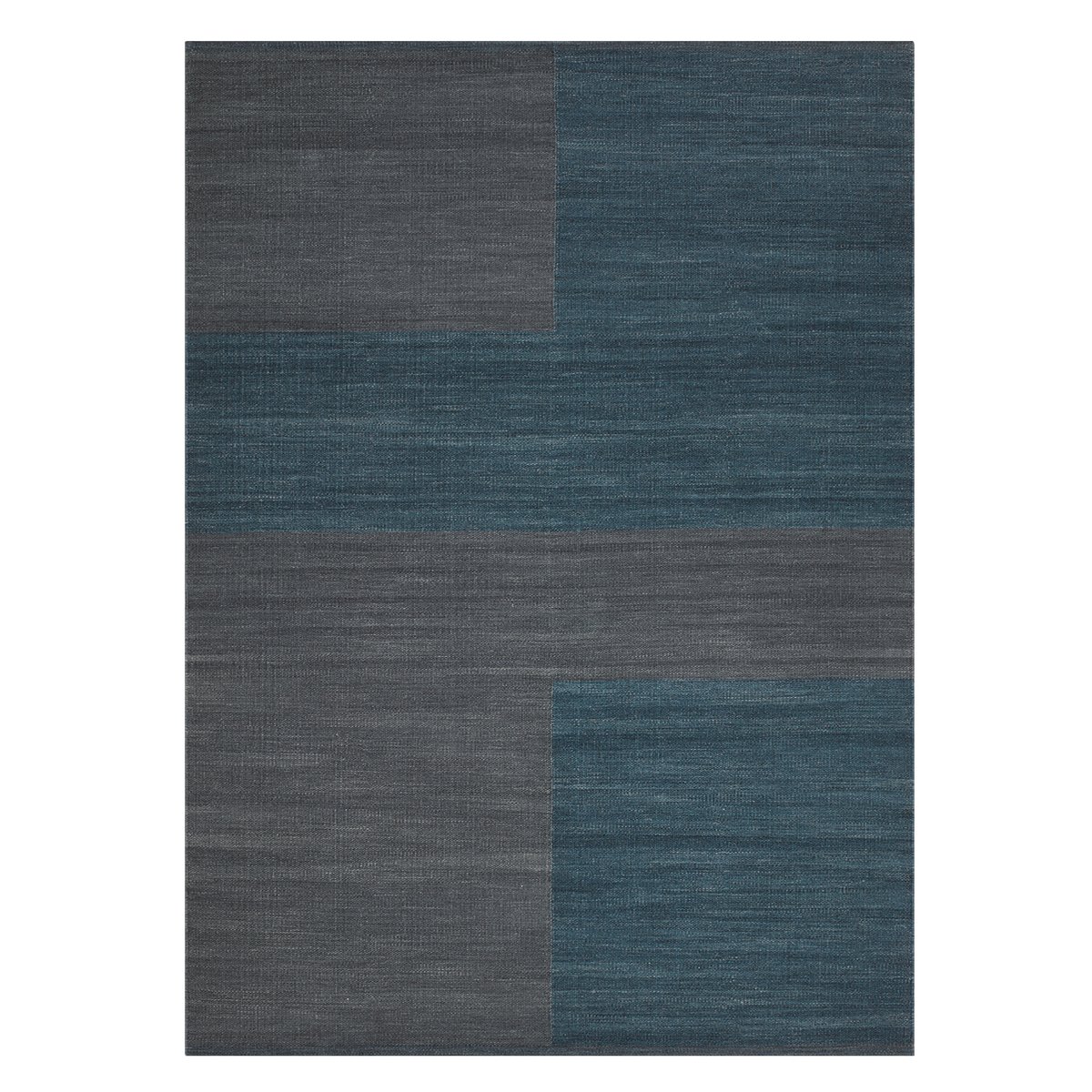 Chhatwal & Jonsson Ganga villamatto 200×300 cm Greyish blue-dark blue