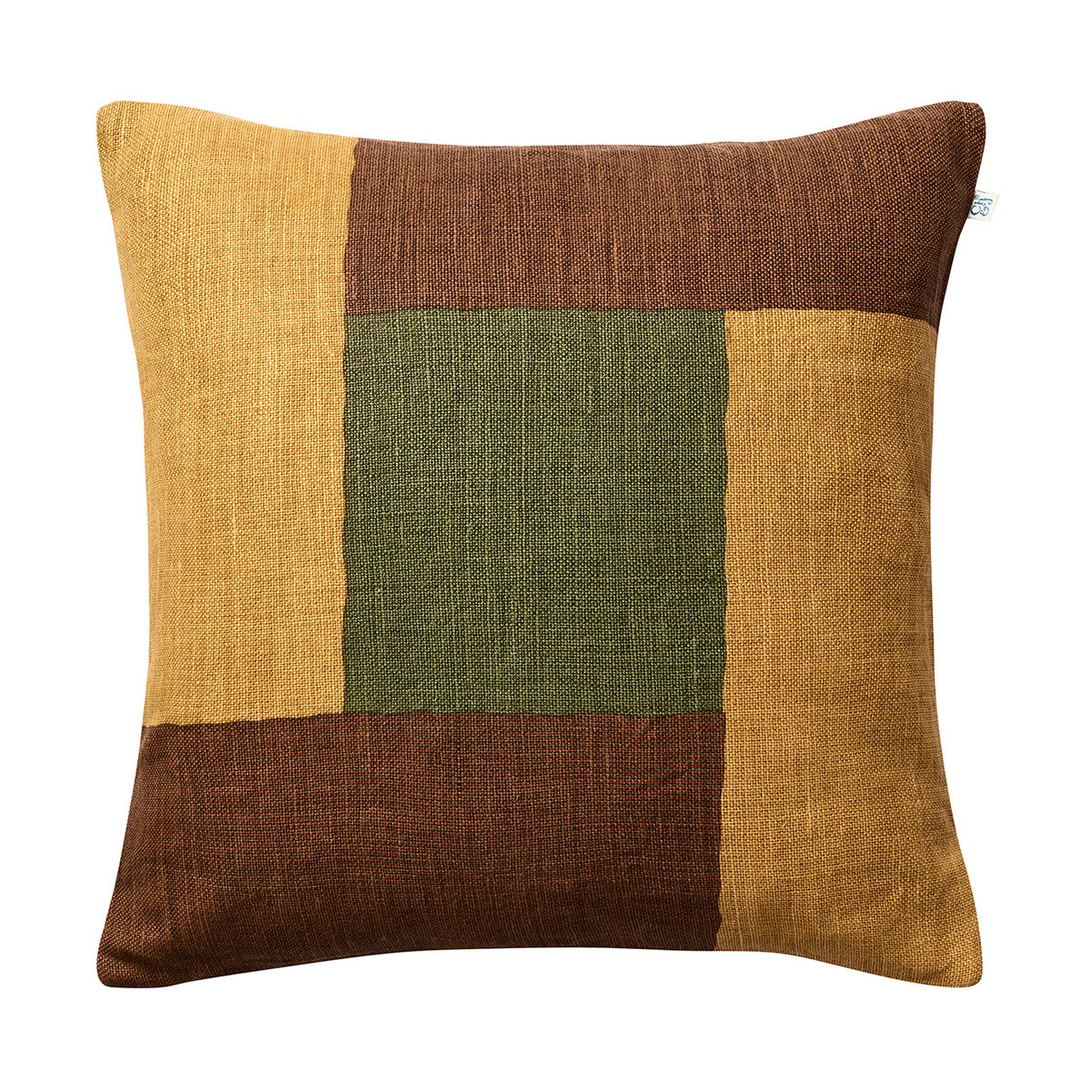 Chhatwal & Jonsson Halo tyynynpäällinen 50 x 50 cm Taupe-Spicy Yellow-CactusGreen