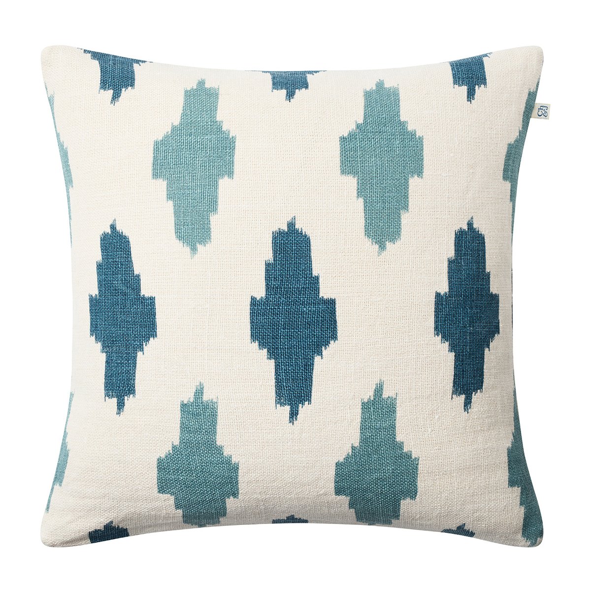 Chhatwal & Jonsson Ikat Agra -tyynynpäällinen 50 x 50 cm Heaven blue-palace blue