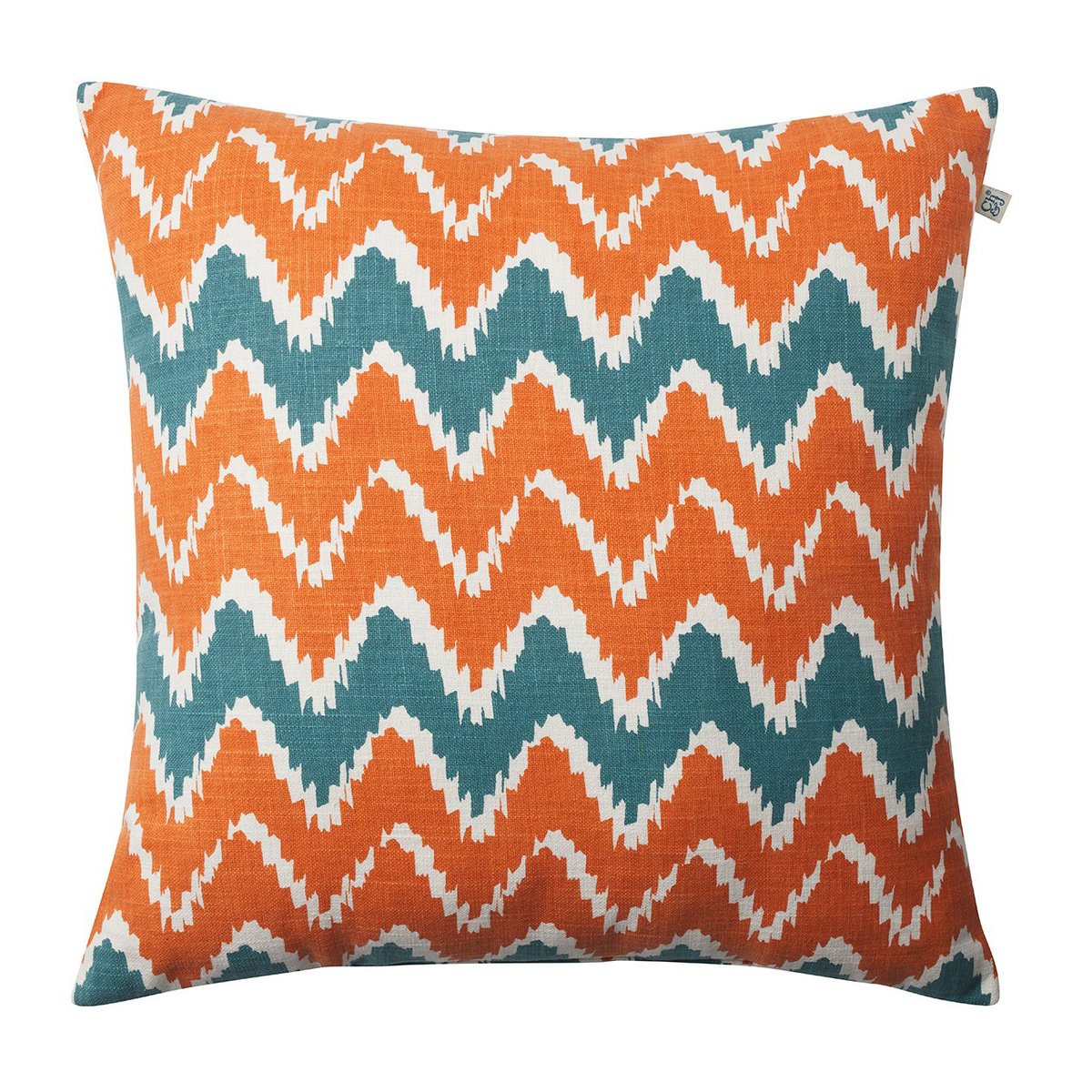 Chhatwal & Jonsson Ikat Bangalore -ulkotyyny 50 x 50 cm Apricot orange-heaven blue