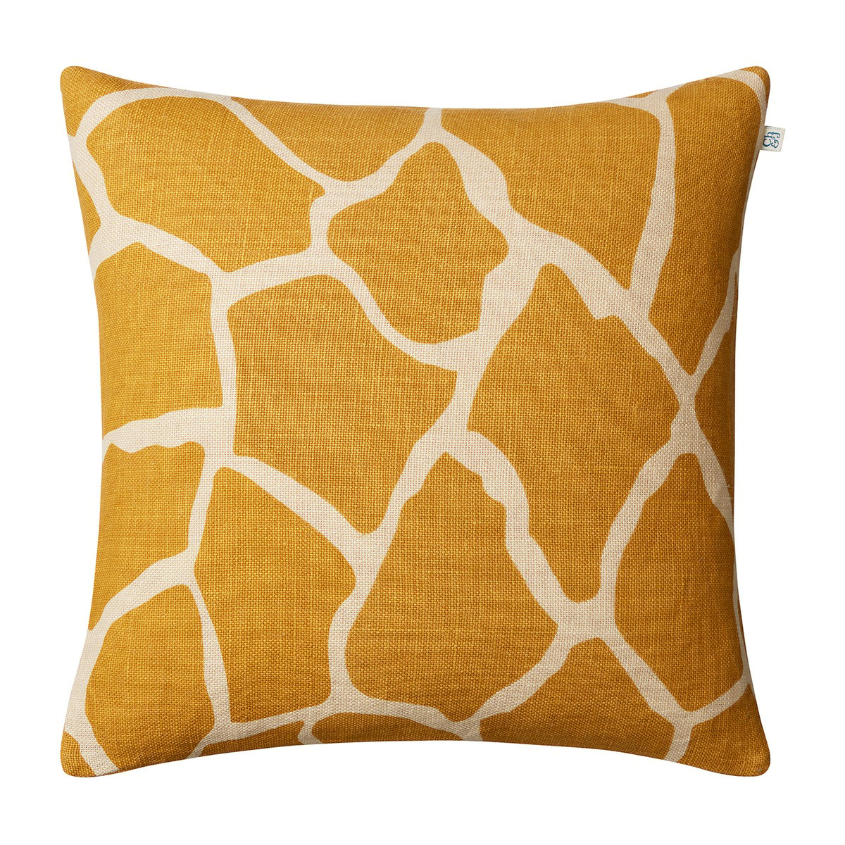 Chhatwal & Jonsson Nadi tyynyliina 50×50 cm Spicy yellow-light beige