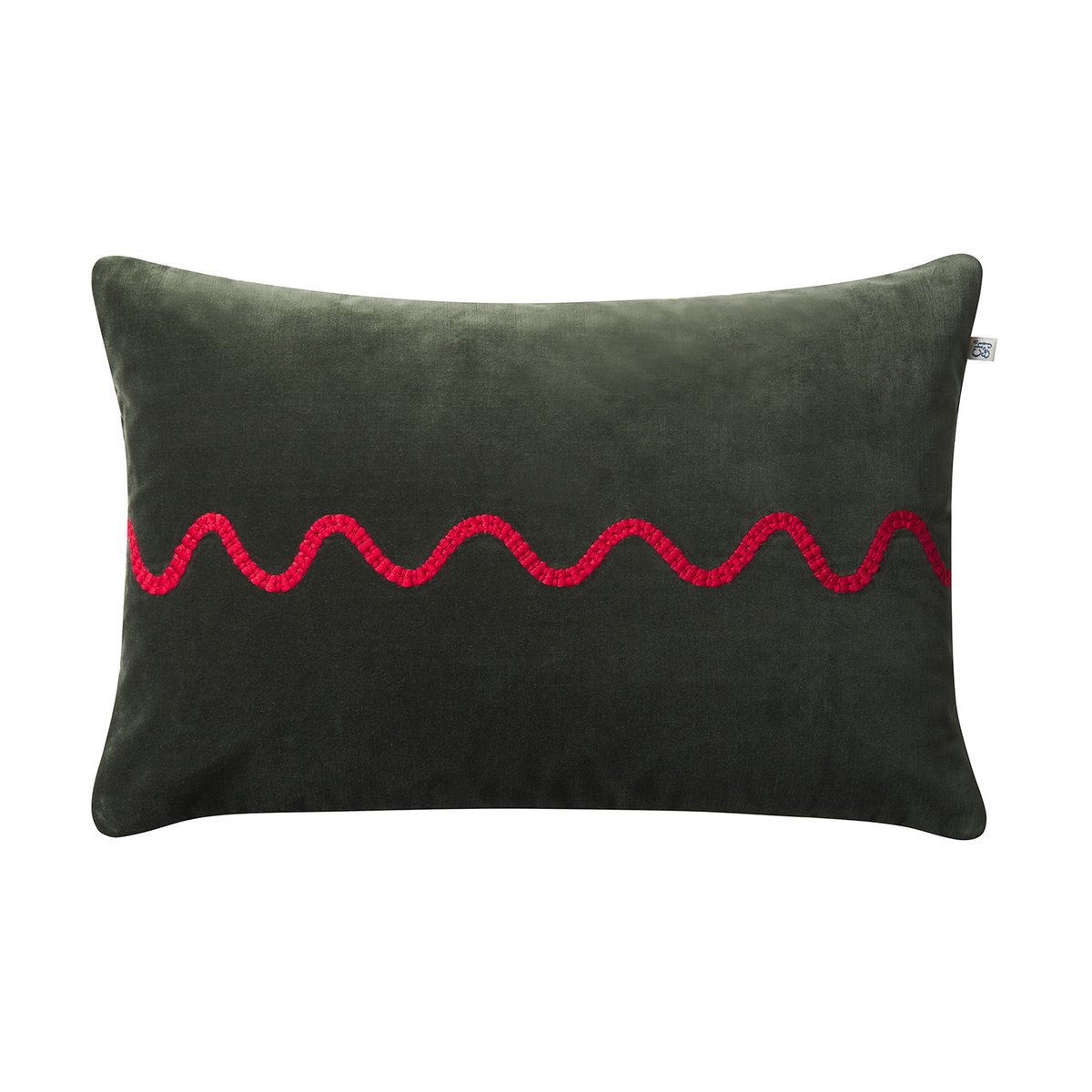 Chhatwal & Jonsson Natu tyynynpäällinen 40×60 cm Forest green-red