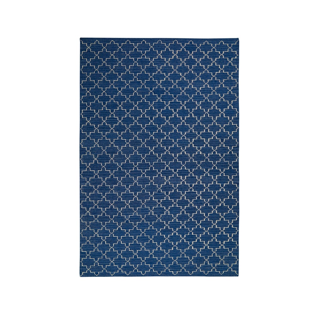 Chhatwal & Jonsson New Geometric -matto Indigo melange/off white 234 x 323 cm