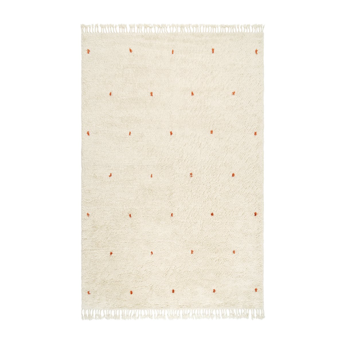 Chhatwal & Jonsson Ravi matto 177×266 cm Off white-orange