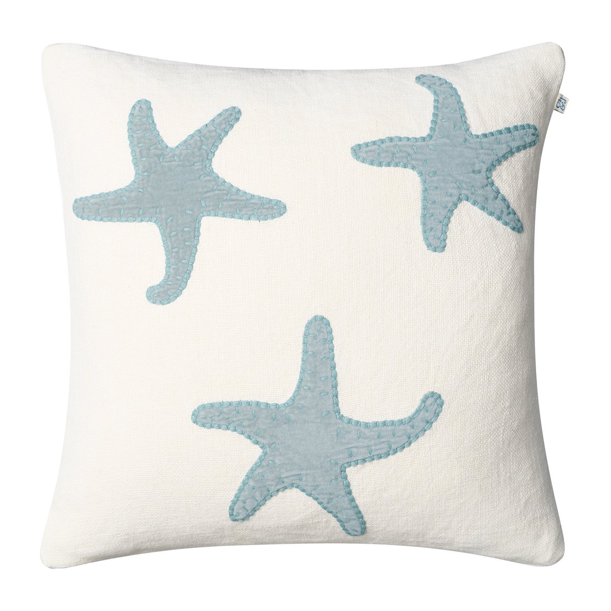 Chhatwal & Jonsson Star Fish -tyynynpäällinen 50×50 cm Off white-aqua