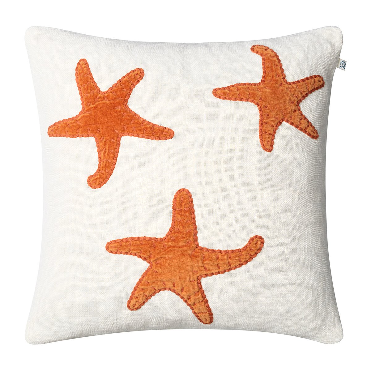 Chhatwal & Jonsson Star Fish -tyynynpäällinen 50×50 cm Off white-orange