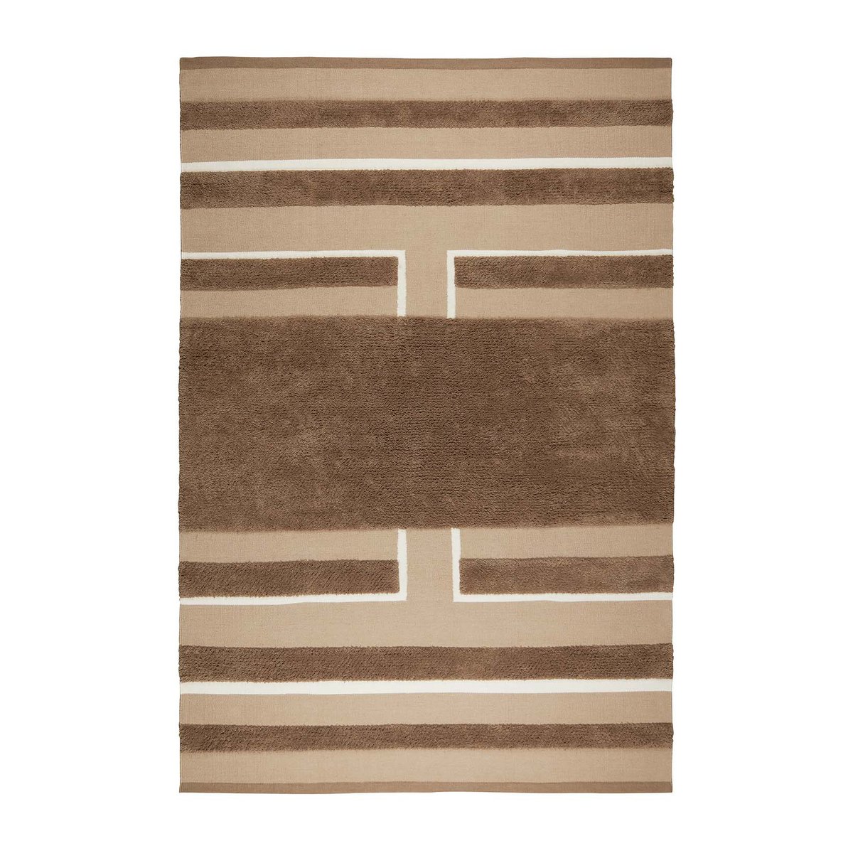 Chhatwal & Jonsson Veda matto 170 x 240 cm Mocha-beige-off white