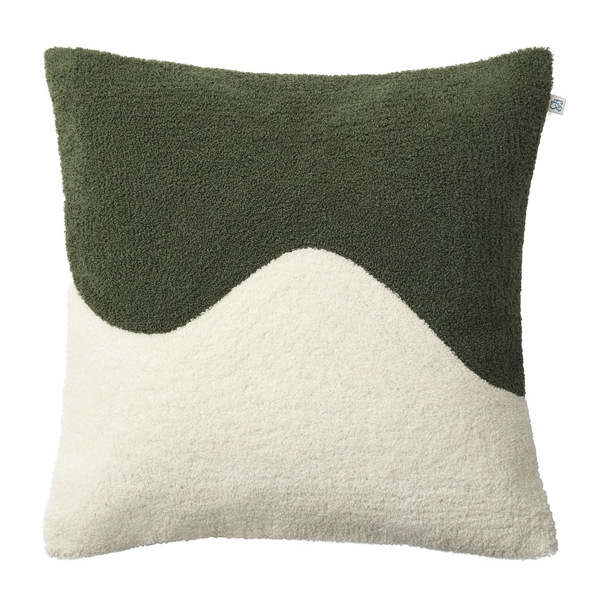 Chhatwal & Jonsson Yogi tyynynpäällinen 50 x 50 cm Cactus green-off white