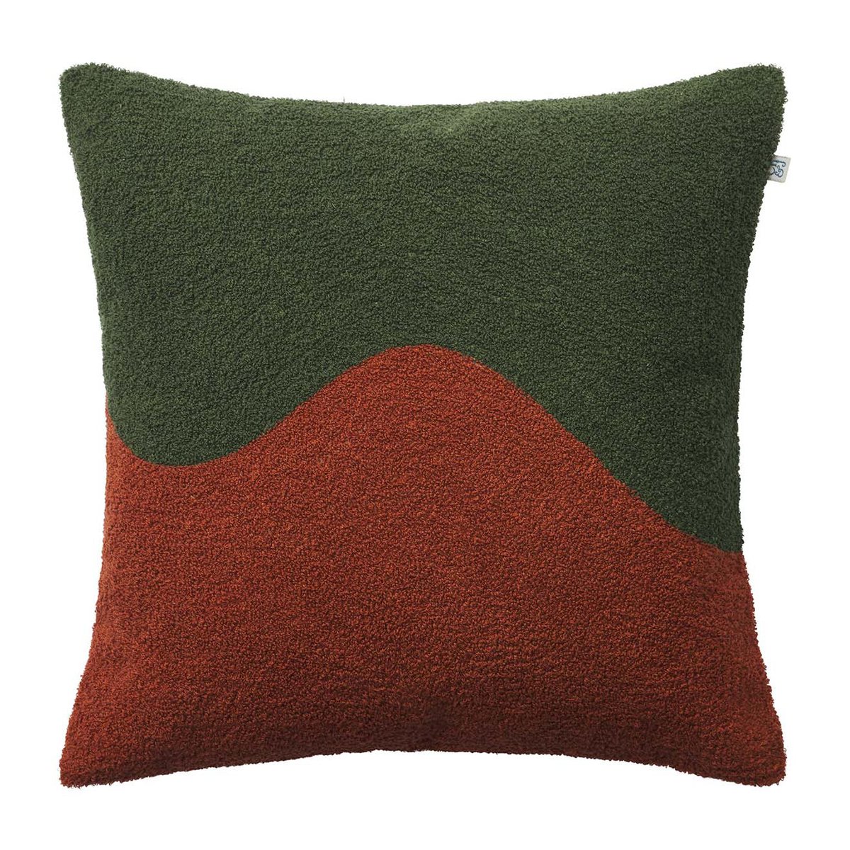 Chhatwal & Jonsson Yogi tyynynpäällinen 50 x 50 cm Forest green-terracotta